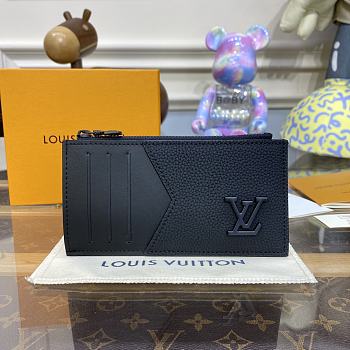 	 Louis Vuitton Aerogram Pocket Organizer Black 8 x 14.5 x 1cm 