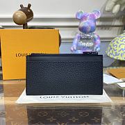 	 Louis Vuitton Aerogram Pocket Organizer Black 8 x 14.5 x 1cm  - 2