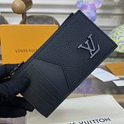 	 Louis Vuitton Aerogram Pocket Organizer Black 8 x 14.5 x 1cm  - 3
