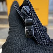 	 Louis Vuitton Aerogram Pocket Organizer Black 8 x 14.5 x 1cm  - 4
