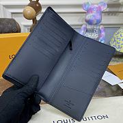 	 Louis Vuitton Aerogram Pocket Organizer Black 19x10x2cm - 5
