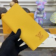 Louis Vuitton Aerogram Pocket Organizer Yellow 19*10  - 6