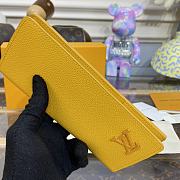 Louis Vuitton Aerogram Pocket Organizer Yellow 19*10  - 3