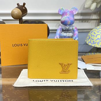	 Louis Vuitton Aerogram Pocket Organizer Yellow 12 x 9 x 1.5