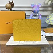 	 Louis Vuitton Aerogram Pocket Organizer Yellow 12 x 9 x 1.5 - 2