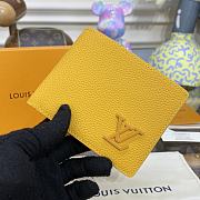 	 Louis Vuitton Aerogram Pocket Organizer Yellow 12 x 9 x 1.5 - 3