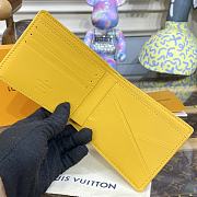 	 Louis Vuitton Aerogram Pocket Organizer Yellow 12 x 9 x 1.5 - 4