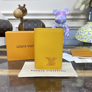 Louis Vuitton Aerogram Pocket Organizer Yellow 8 x 11 x 1 cm
