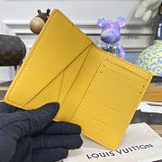 Louis Vuitton Aerogram Pocket Organizer Yellow 8 x 11 x 1 cm - 4