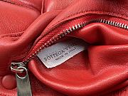 	 Bottega Veneta Padded Handbag Red Patent Leather Size 27x10x18cm - 4