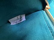 	 Bottega Veneta Padded Handbag Blue Velvet Size 27x10x18cm - 5