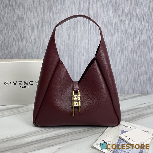 Givenchy Hobo Bag Dark Red Size 31x15x43cm - 1
