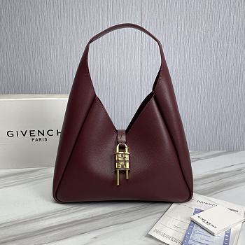 Givenchy Hobo Bag Dark Red Size 31x15x43cm