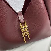 Givenchy Hobo Bag Dark Red Size 31x15x43cm - 3