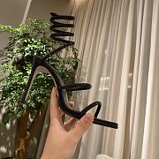 Rene Caovilla Margot Embellished Suede Sandals Black 35-41cm - 2