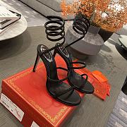 Rene Caovilla Margot Embellished Suede Sandals Black 35-41cm - 5