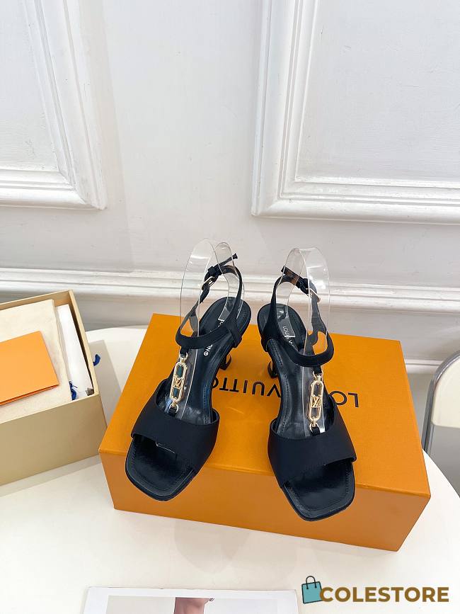 Louis Vuitton Heels Black Size 35-39cm Heigh 6.5cm - 1