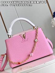	 Louis Vuitton Capucines Pink Size 31.5 x 20 x 11 cm - 5