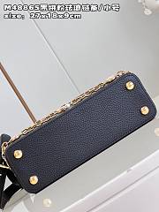 	 Louis Vuitton Capucines Black M22375 Size 27x18x9cm - 6