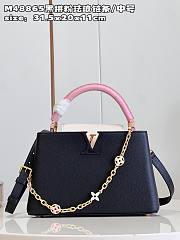 	 Louis Vuitton Capucines Black Size 31.5x20x11cm  - 1