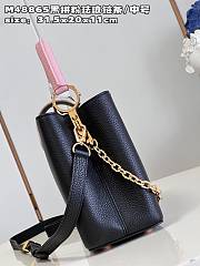 	 Louis Vuitton Capucines Black Size 31.5x20x11cm  - 6