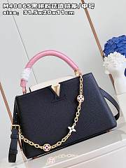 	 Louis Vuitton Capucines Black Size 31.5x20x11cm  - 5