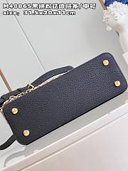	 Louis Vuitton Capucines Black Size 31.5x20x11cm  - 4