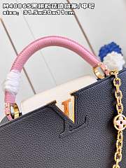 	 Louis Vuitton Capucines Black Size 31.5x20x11cm  - 3