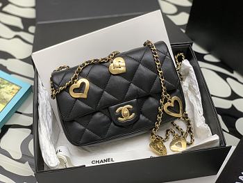 Chanel Lambskin Cross Body Bags 19CM Women Chain Bags