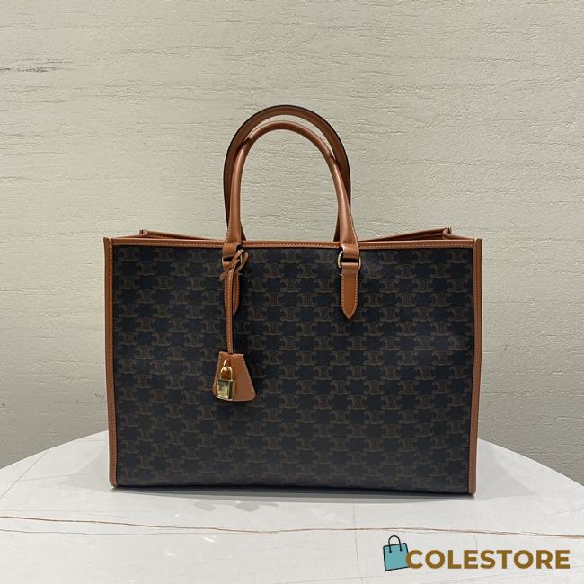 CELINE Womens Thais Cloth Handbag 43x30x10cm - 1