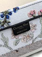 CD Book Tote Flower White Size 36×27×16cm - 6