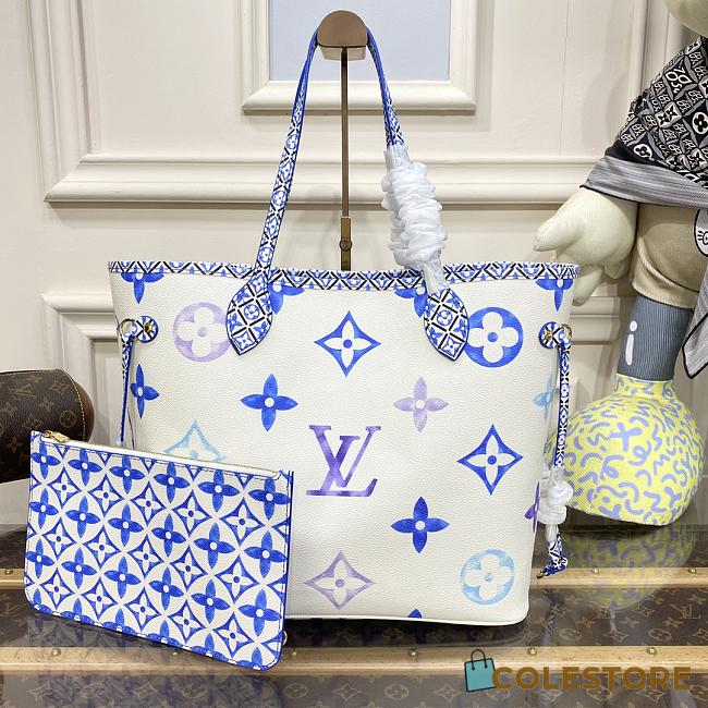 Louis Vuitton By The Pool Neverfull MM Bag M22979 Size 31*28*14 cm - 1