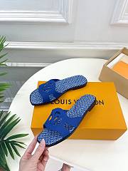 Louis Vuitton Isola Flat Slipper Blue Size 35-44cm - 2