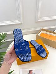 Louis Vuitton Isola Flat Slipper Blue Size 35-44cm - 4