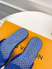 Louis Vuitton Isola Flat Slipper Blue Size 35-44cm - 6