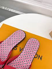Louis Vuitton By The Pool Isola Fllat Slipper Red - 6