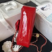 	 Chanel Fall 2023 Camellia Red Size 20cm - 5