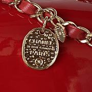 	 Chanel Fall 2023 Camellia Red Size 20cm - 4