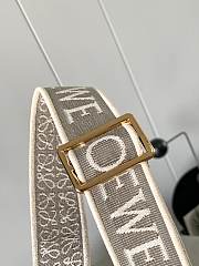 Loewe Women's Gate Mini Leather Bag Beige Size 21x13x9.5cm - 3