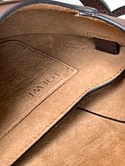 Loewe Women's Gate Leather Dark Brown Bag Size 28x19x14cm - 4