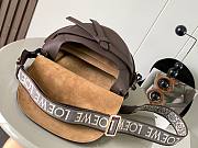 Loewe Women's Gate Leather Dark Brown Bag Size 28x19x14cm - 6