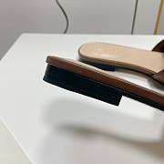 	 Gucci Women's Interlocking G Cutout Leather Sandals Brown Size 35-41cm - 3