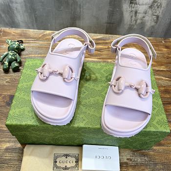 Gucci Women's Horsebit Flatform Sandal Size 35-39cm