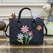 	 LV x YK OnTheGo MM Black Size 25x19x11.5cm - 1