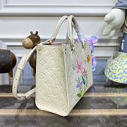 Louis Vuitton x YK OnTheGo MM White Size 25x19x11.5cm - 2