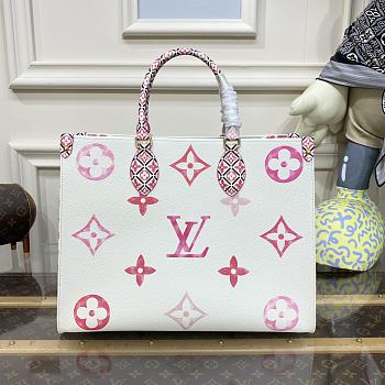 	 Louis Vuitton By The Pool OnTheGo PM Pink Size 35x27x14cm