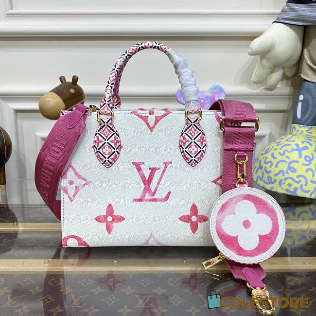 	 Louis Vuitton By The Pool OnTheGo PM Pink 25*19*11.5cm - 1
