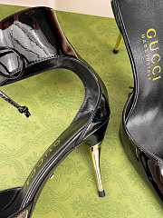 Gucci Women's Mid-Heel Patent Pump Black Size 35-39 - 2
