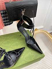 Gucci Women's Mid-Heel Patent Pump Black Size 35-39 - 5