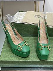 Gucci Women's High Heel Pump Green Size 35-41 cm	 - 2